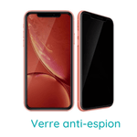 Verre anti-espion HD protecteur pour iPhone Kooleos 